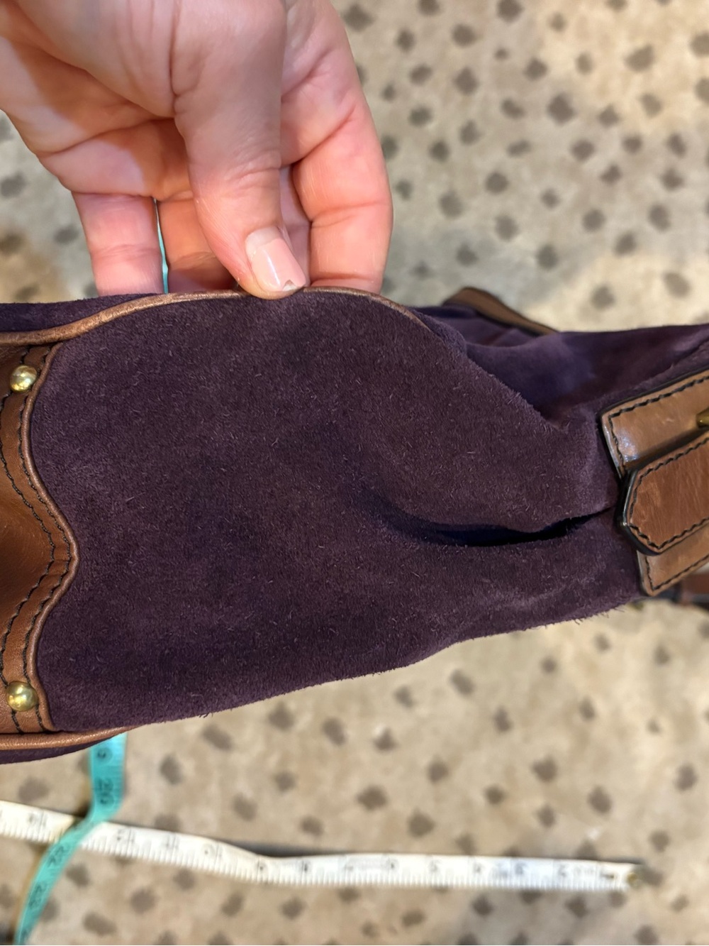 Banana Republic suede handbag - Picture 8 of 10